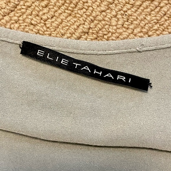 Elie Tahari summer dress with slip under piece - Picture 9 of 10